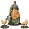 W.Britains American Civil War Civilian 31280 Mrs. Dayfield with Two Chickens 1:30 Scale Pewter view 1