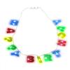 Nicky Bigs Novelties LED Flashing Happy Birthday Necklace - Light up Happy Birthday Party Letters - Glowing Birthday Gift Favors, One Size view 1