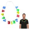 Nicky Bigs Novelties LED Flashing Happy Birthday Necklace - Light up Happy Birthday Party Letters - Glowing Birthday Gift Favors, One Size view 2