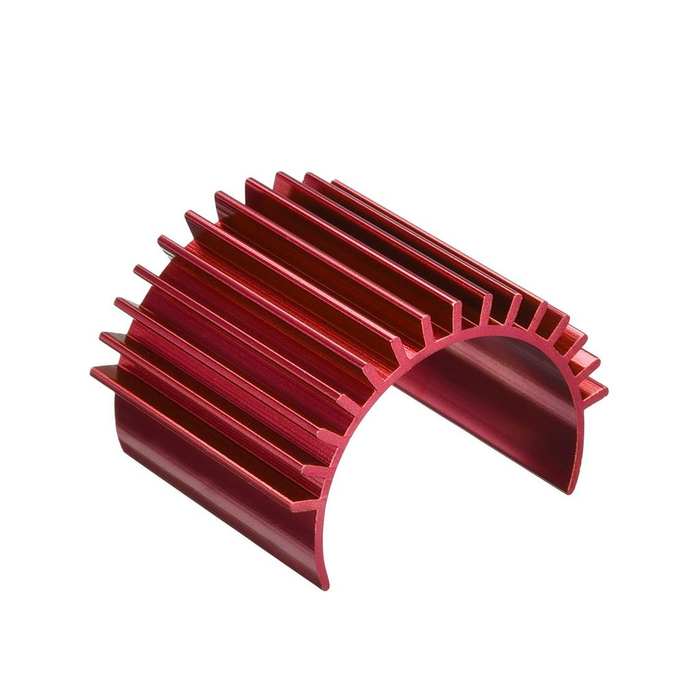 uxcell Aluminum Electric Engine Motor Heatsink Fins Cooling Red For RC 380 390 Size Brushed Brushless RC Car Accessories