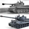 BEAURE Rc Tanks,1:28 WW2 German Tiger Army Tank Toys for Boys,9 Channels Remote Control Vehicles with Sound and Light,RC Military Toys for Kids Boys Girls(Gray) view 2
