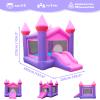 Doctor Dolphin Bounce House, Inflatable Pink Bounce House for Kids 3-6, Bounce House with Slide for Big Kids, Inflatable Bouncy House Bouncy Castle with Blower view 4
