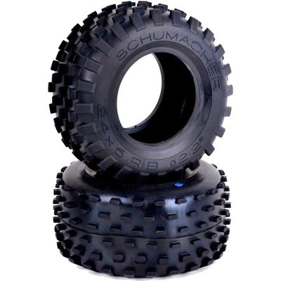 Schumacher Racing U6798 Stagger Rib - Silver - Truck Tyres pr