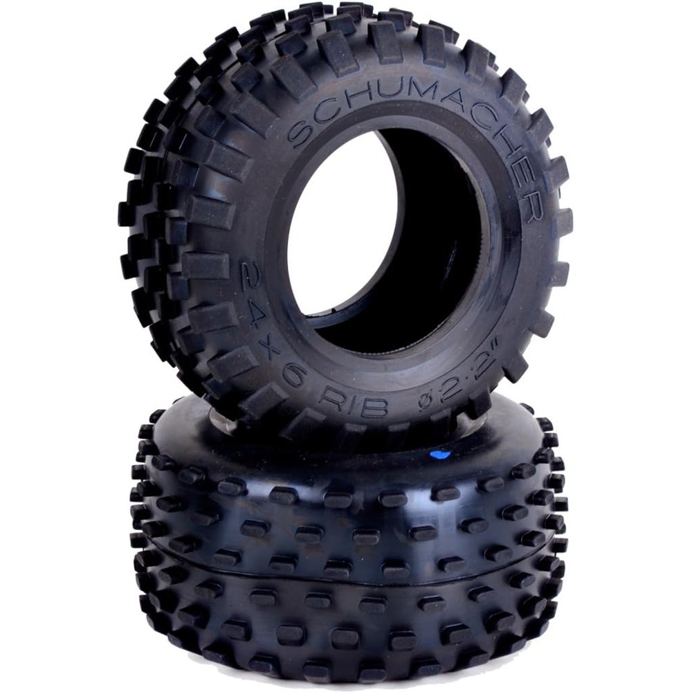 Schumacher Racing U6798 Stagger Rib - Silver - Truck Tyres pr