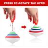 STOBOK Spinning Top Toy with LED and Music Peg-top Hand Spinner Gyro Toy Gift for Kids view 3