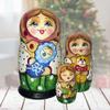 Little Baby-Boy 3-Nest Matreshka Wooden Nesting Dolls Set - 14730B by G.DeBrekht view 2