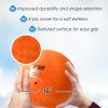 GSE Games & Sports Expert 10-Inch Orange Inflatable Playground Ball, Kickball, Handball for Kids/Adults, Perfect for Recess Ball Games, Gym, Yoga, Schools Sports Activities view 2