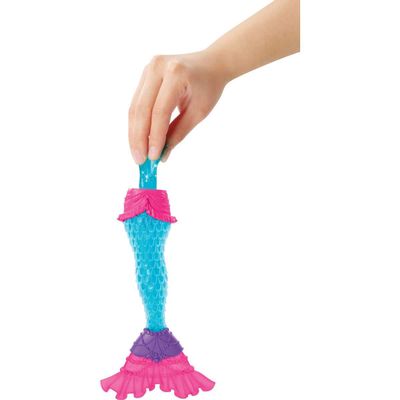 Barbie Dreamtopia Slime Mermaid Doll with 2 Slime Packets, Removable Tail and Tiara, Makes a Great Gift for 3 to 7 Year Olds, Multi Color (GKT75)