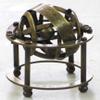 Mahira Nautical Solid Brass Table Top Armillary Nautical Collectible Zodiac Sphere Globe 3.5" Height D view 3