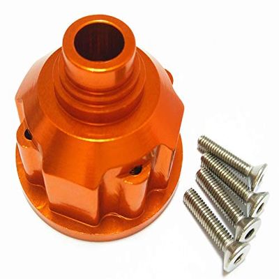 Aluminum Front/Center/Rear Differential Carrier -1PC Orange for Traxxas 1/10 E REVO 2.0 VXL 8681 8681X