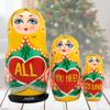 Authentic All You Need is Love Sentiment Gift Three-Nest Doll by G.DeBrekht view 2