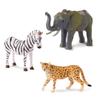 Terra by Battat  Jungle Animals (Zebra, Elephant & Cheetah)  Jungle Animal Toys with Zebra Toy for 3+ Years view 1