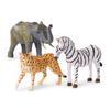 Terra by Battat  Jungle Animals (Zebra, Elephant & Cheetah)  Jungle Animal Toys with Zebra Toy for 3+ Years view 4