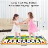 Piano Mat - 53" x 23" Musical Mat 8 Animals Sounds Dance Mat for Kids Touch Play Dancing Mat Toy Gifts for 1 2 3 4 5 6 Year Old Girls Boys view 3