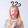 STOBOK Question Mark Headband Party Hair Hoop Novelty Headwear Hair Band Party hat Costume Favors Supplies (Black) view 4