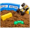 Monster Jam, Monster Dirt Arena 24-inch Playset with 2lbs of Monster Dirt and Exclusive 1:64 Scale Die-Cast Monster Jam Truck view 3