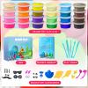Modeling Clay Kit - 24 Colors Air Dry Clay DIY Molding Clay with Tools, Kids Art Crafts Gift for Boys & Girls Age 3-12 Year Olds view 2