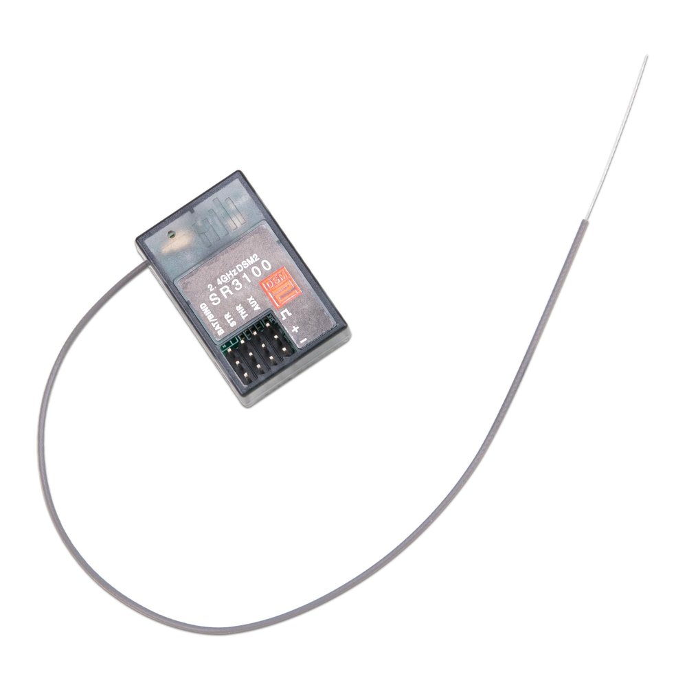 Comidox 1PCS SR3100 DSM2 Surface Receiver 2.4GHz 3 Channel Modulation for DX3R DX4C DX5C Transmitter for 1/18 Scale Chassis RC Car