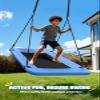 Trekassy 60" Extra Large Rectangle Tree Swing - Heavy Duty 700lb Capacity, Waterproof Platform for Kids & Adults with Complete Installation Kit & 2 Tree Straps (Blue) view 3