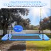 Trekassy 60" Extra Large Rectangle Tree Swing - Heavy Duty 700lb Capacity, Waterproof Platform for Kids & Adults with Complete Installation Kit & 2 Tree Straps (Blue) view 4