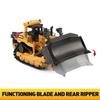 1/50 Scale Diecast Metal Dozer Toy, Metal Bulldozer Front Loader Toy Truck for Boys Kids (Dozer) view 3