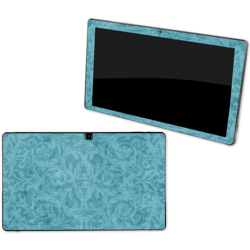 MightySkins Skin Compatible with NuVision Supreme 1001 Tablet - Baby Blue Jacquard | Protective, Durable, and Unique Vinyl wrap Cover | Easy to Apply, Remove, and Change Styles | Made in The USA
