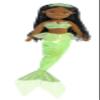 Aurora Enchanting Sea Sparkles Princess Sparkles Ella Stuffed Doll - Imaginative Play with Magical Companions - Perfect for Kid's Birthdays and Celebrations - Green 18 Inches view 1