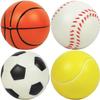 Kiddie Play Set of 4 Foam Balls for Toddlers 4" Soft Soccer Ball for Kids view 1