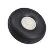 uxcell Tire and Wheel Sets for RC Airplane,PU Sponge Tire with Plastic Hub,2.25" 2pcs view 3