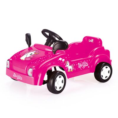 DOLU Pedal-Powered Unicorn Ride-On Car, Magical Kids Toy Vehicle with Built-in Horn, Indoor/Outdoor Riding Fun for Toddlers Ages 3+ Years