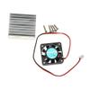 New Arrival Original Heat Sink + Cooling Fan + Mounting Screws Kit for 0-30V 0-28V Universal Power Supply view 1