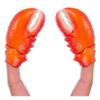 Archie McPhee Finger Lobster Claws Pack of 2 view 1