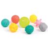 LUDI Set of 8 Awakening Balls Assorted Sensory Stimulation Balls | Different Shapes and Colours | Soft Plastic | from 6 Months view 2