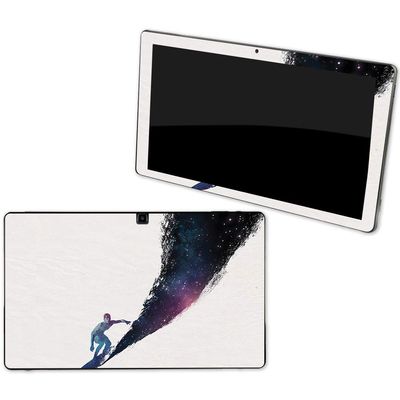 MightySkins Skin Compatible with NuVision Supreme 1001 Tablet - Surfing The Universe | Protective, Durable, and Unique Vinyl wrap Cover | Easy to Apply, Remove, and Change Styles | Made in The USA