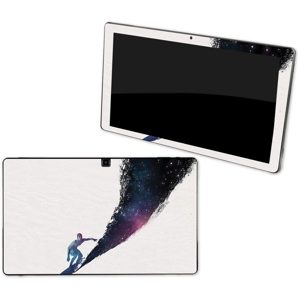 MightySkins Skin Compatible with NuVision Supreme 1001 Tablet - Surfing The Universe | Protective, Durable, and Unique Vinyl wrap Cover | Easy to Apply, Remove, and Change Styles | Made in The USA