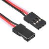 uxcell 5Pcs 22CM 3-Pin Male to Male Lead Servo Extension Cable Cord Connectors, 22AWG 60-Cores Wire for RC Futaba JR Servo view 1