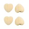 20pcs Natural 20mm Unfinished Wood Hearts Beads with Holes Eco-Friendly Wooden Handing Materials DIY Beading Craft Accessories (Heart Beads 20pcs) view 1