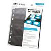 10 Pack Ultimate Guard Black 14 Pocket Standard Size + Mini American Compact Pages Card Storage Binder Portfolio Pages view 1
