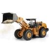 1/50 Scale Diecast Four Wheel Loader Truck Toy, Metal Construction Equipment Bulldozer Models for Kids (Wheel Loader) view 1