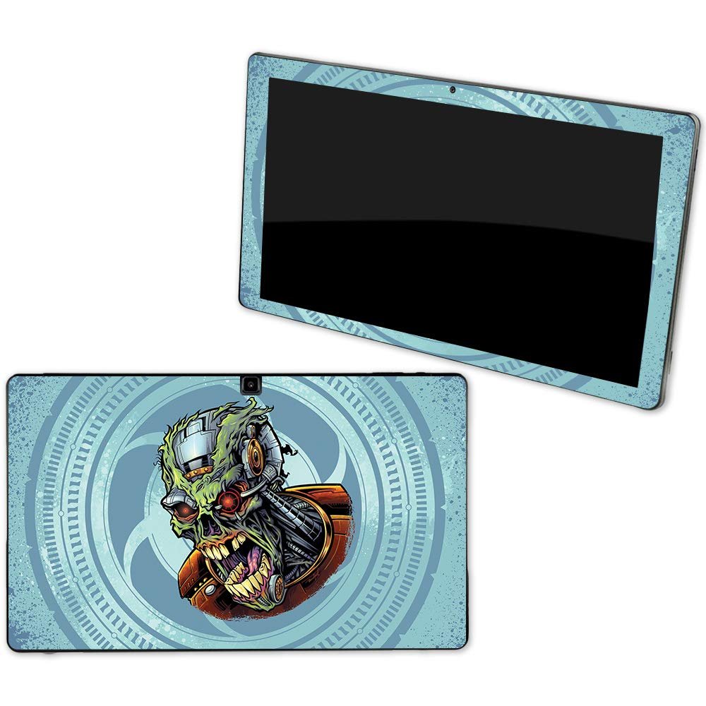 MightySkins Skin Compatible with NuVision Supreme 1001 Tablet - Cyborg Zombie | Protective, Durable, and Unique Vinyl Decal wrap Cover | Easy to Apply, Remove, and Change Styles | Made in The USA