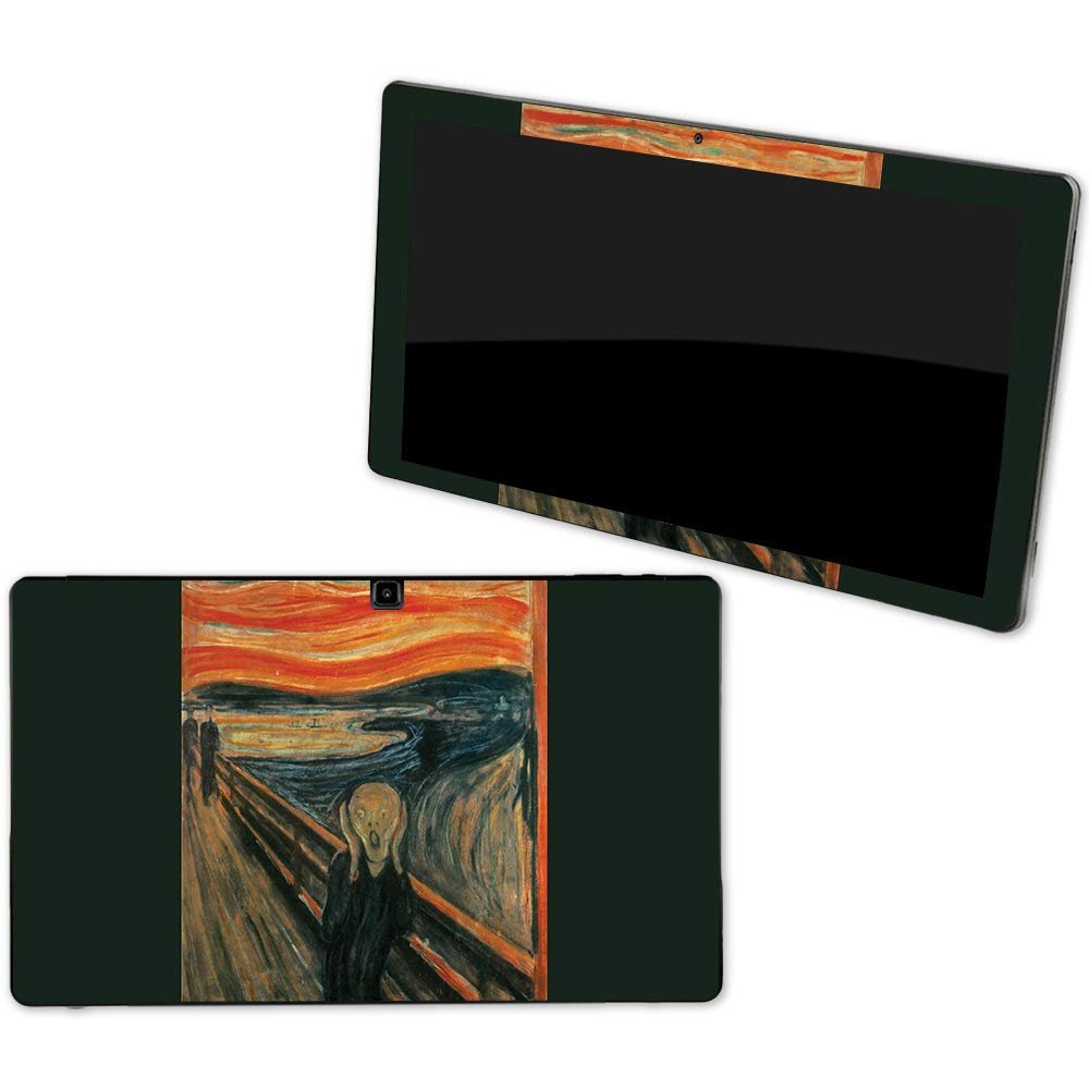 MightySkins Skin Compatible with NuVision Supreme 1001 Tablet - The Scream | Protective, Durable, and Unique Vinyl Decal wrap Cover | Easy to Apply, Remove, and Change Styles | Made in The USA