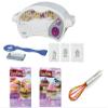Easy Bake Oven Star Edition + Red Velvet Cupcakes Refill, Chocolate Chip Cookies Refill and Farberware Wire Whisk. Set of 4 Items view 1