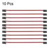 uxcell 10Pcs 18CM 3-Pin Male to Male Lead Servo Extension Cable Cord Connectors, 26AWG 30-Cores Wire for RC Futaba JR Servo view 2
