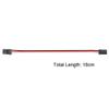 uxcell 10Pcs 18CM 3-Pin Male to Male Lead Servo Extension Cable Cord Connectors, 26AWG 30-Cores Wire for RC Futaba JR Servo view 3