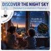 SMART WALLABY 9" Illuminated Educational Kids World Globe + STEM Flags & Countries Interactive Card Game. 3 in 1 Children Desktop Spinning Earth Political & Constellation Maps, LED Night Light Lamp view 4