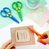 JIALEEY Plastic Child-Safe Scissor Set, Toddlers Training Scissors, Pre-School Training Scissors and Children Art Supplies3pcs view 3