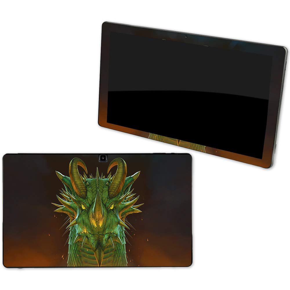 MightySkins Skin Compatible with NuVision Supreme 1001 Tablet - Dragon Portrait | Protective, Durable, and Unique Vinyl Decal wrap Cover | Easy to Apply, Remove, and Change Styles | Made in The USA