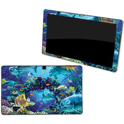 MightySkins Skin Compatible with NuVision Supreme 1001 Tablet - Ocean Friends | Protective, Durable, and Unique Vinyl Decal wrap Cover | Easy to Apply, Remove, and Change Styles | Made in The USA