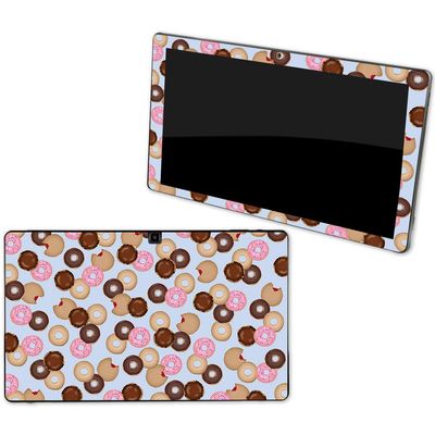MightySkins Skin Compatible with NuVision Supreme 1001 Tablet - Donut Binge | Protective, Durable, and Unique Vinyl Decal wrap Cover | Easy to Apply, Remove, and Change Styles | Made in The USA