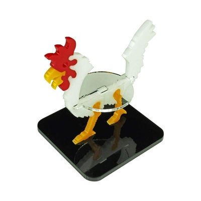LITKO Character Mount | Giant Chicken | Rooster | Role-Playing Games |Compatible with Dungeons & Dragons and Pathfinder Games (2-Inch Square Base)